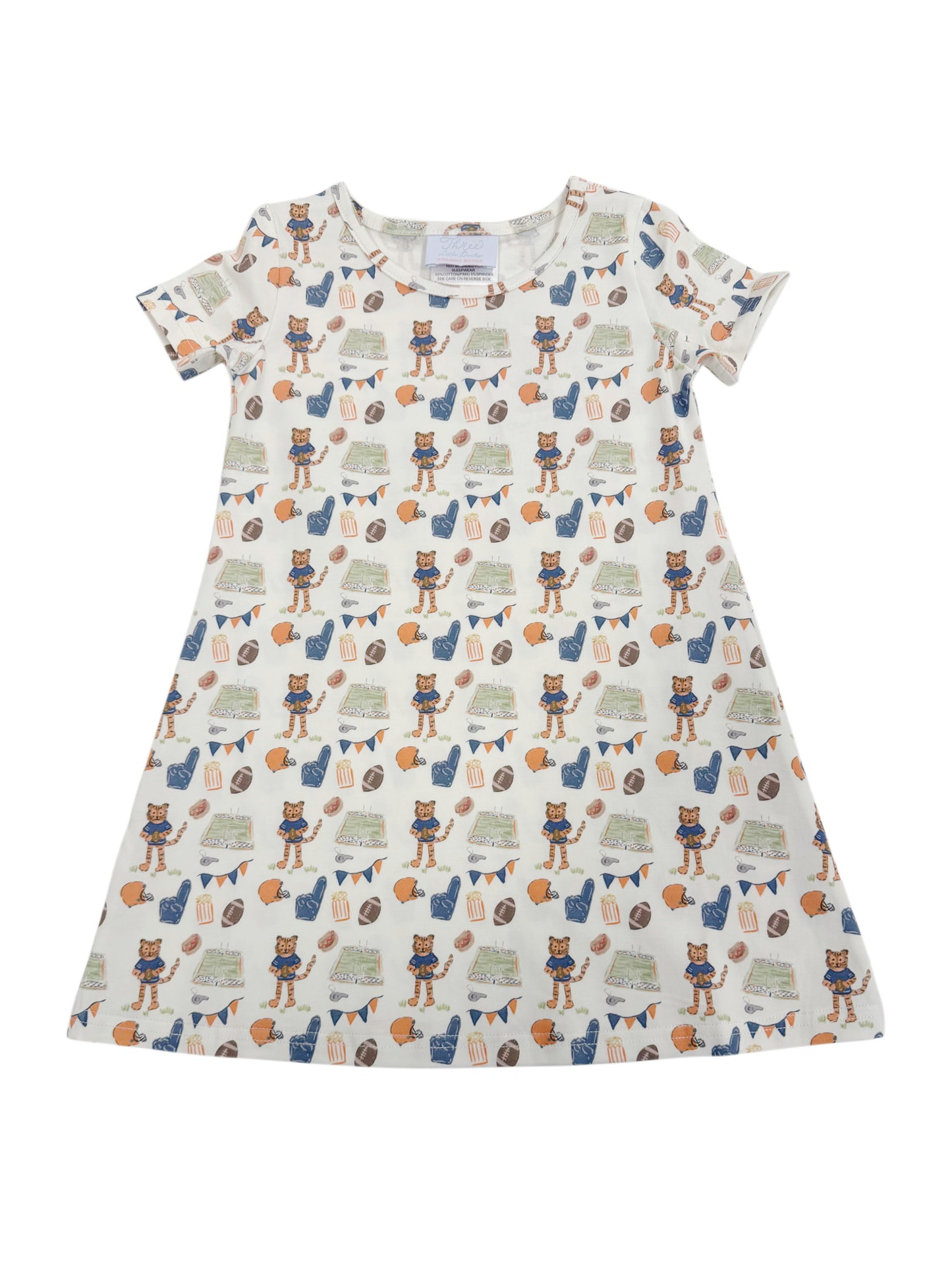 Charlotte Play Dress- Game Day Tiger