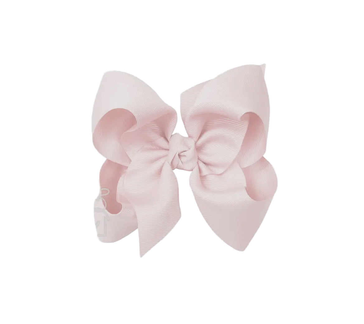 Signature Grosgrain Bow- Powder Pink