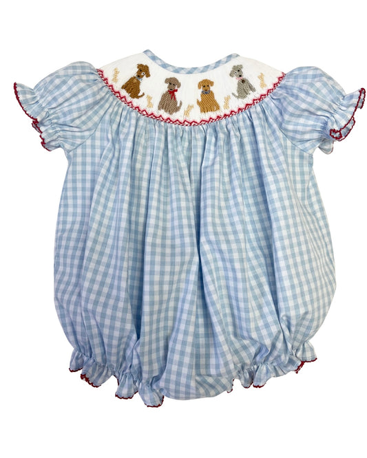 Pups Smocked Bishop Bubble