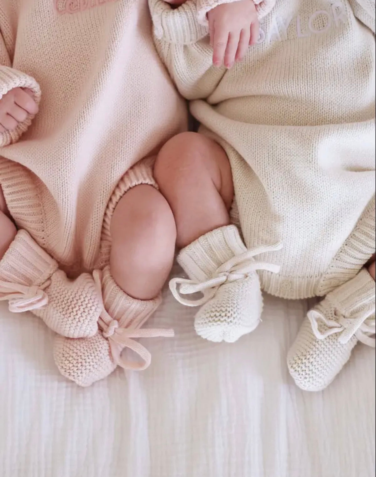 Knit Baby Booties