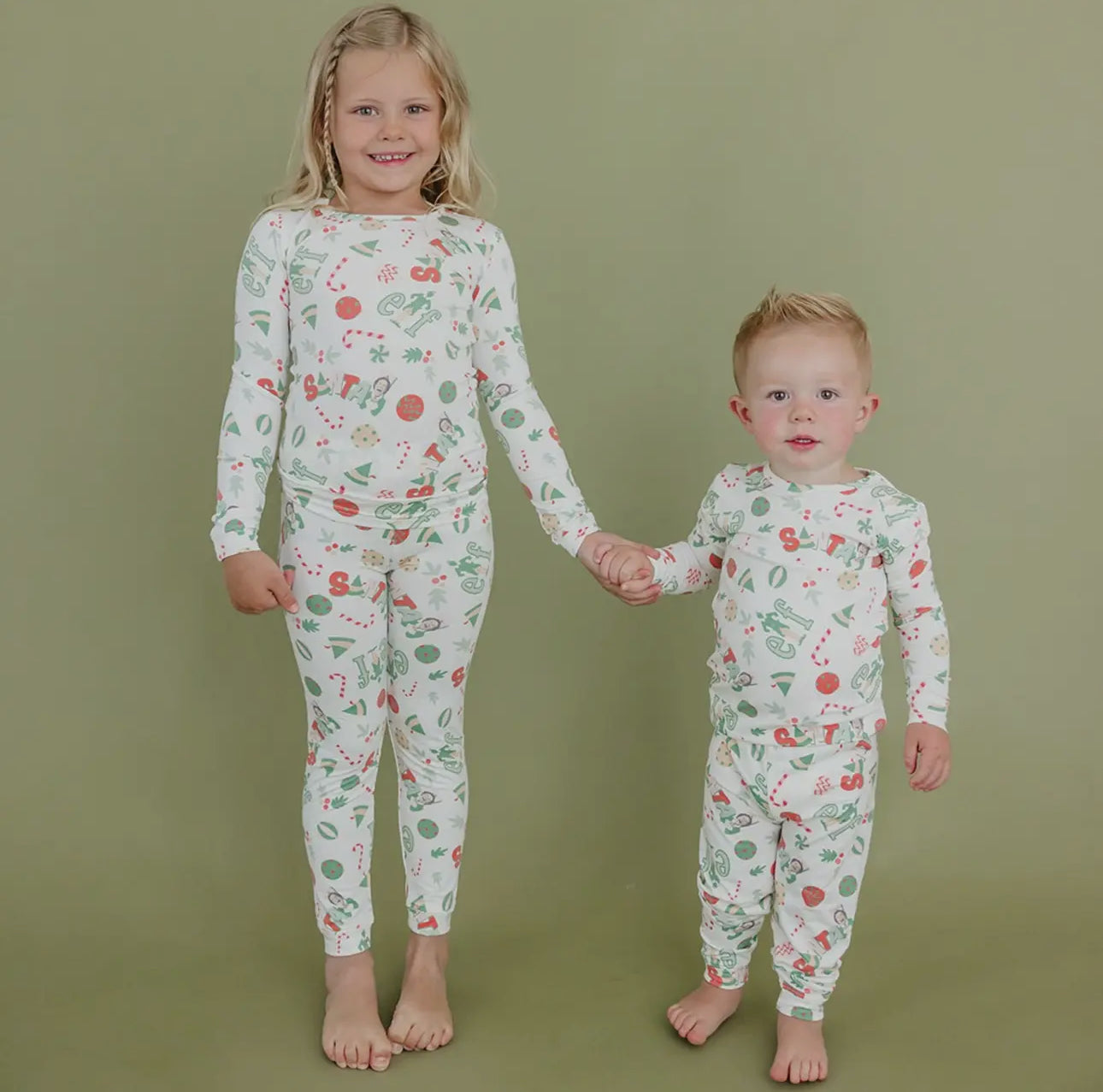 2pc Long Sleeve Pajama Set - Elf
