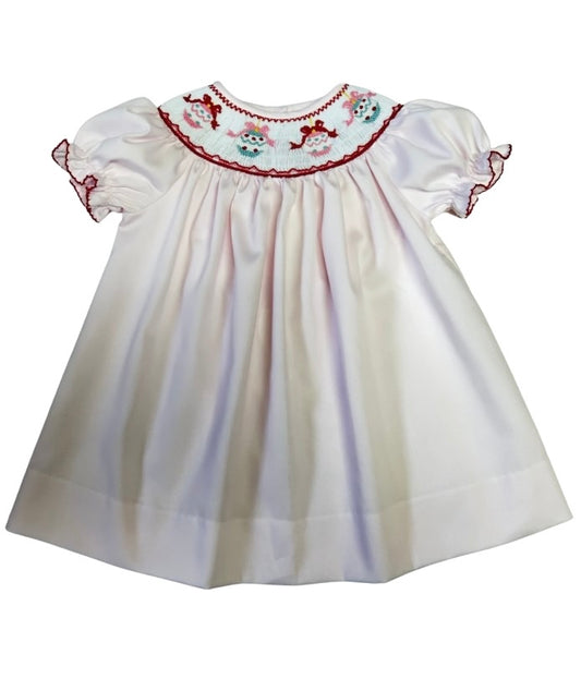 Ornament Bishop Smocked Dress
