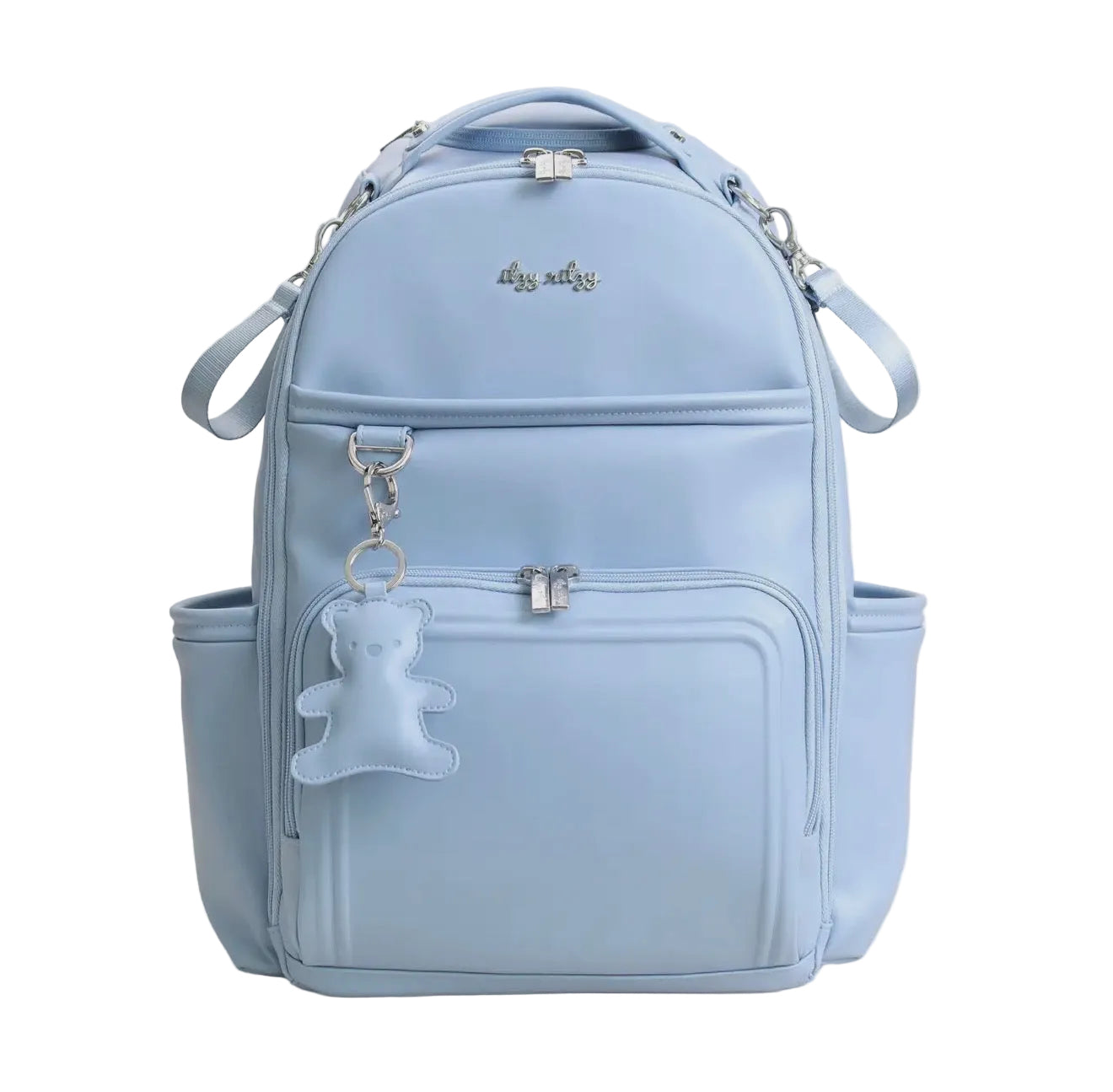 Boss Plus Large Diaper Bag Backpack- Teddy Blue
