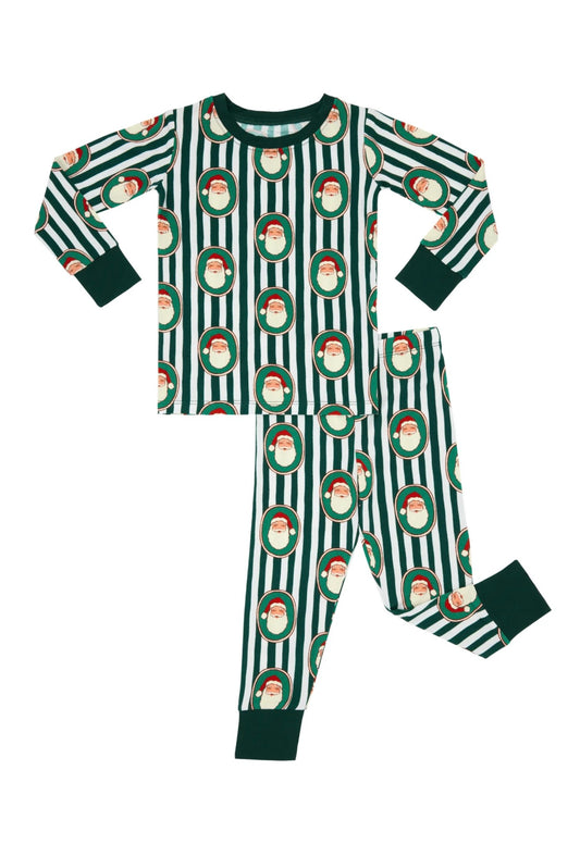 Green Santa Claus Lane Two Piece Set