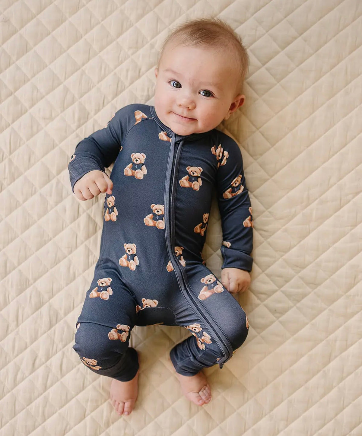 Bamboo Zip Romper | Bear Vibes