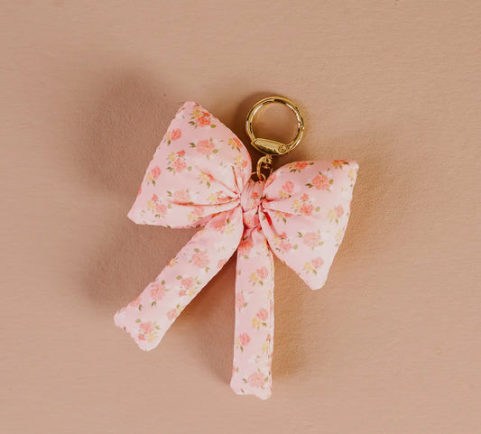 Puffy Bow Bag Keychain