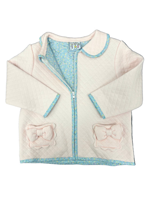 Lydia Girls Pink/Floral Jacket