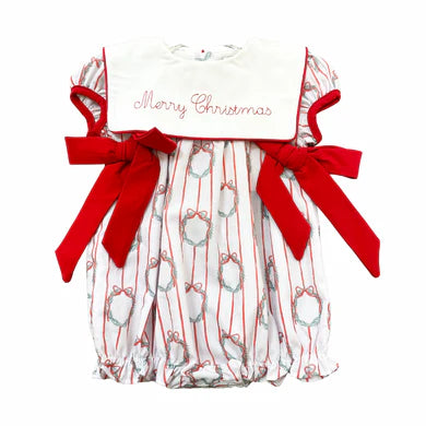 Red Wreath "Merry Christmas" Bubble
