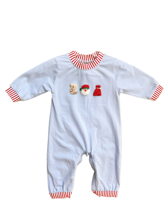 Making His List-Boys Romper