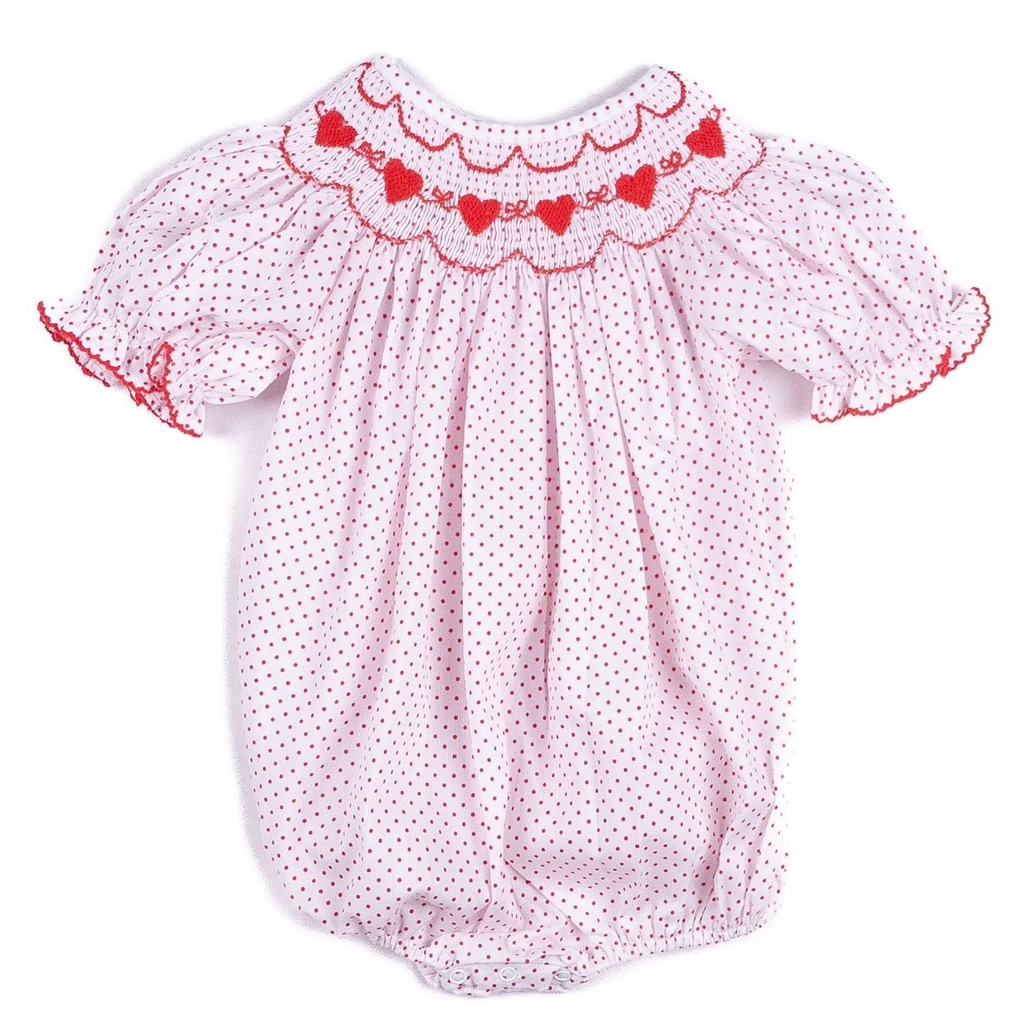 Hearts Red Bitty Dot - Bubble