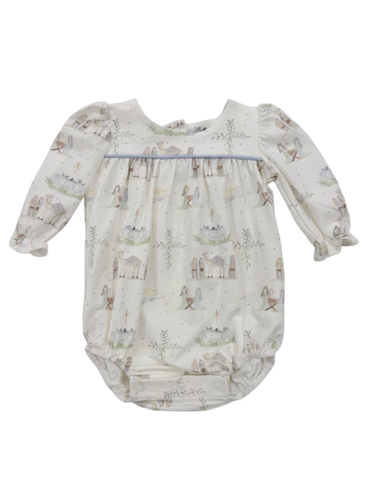 Long Sleeve Abigail Bubble- Away in a Manger