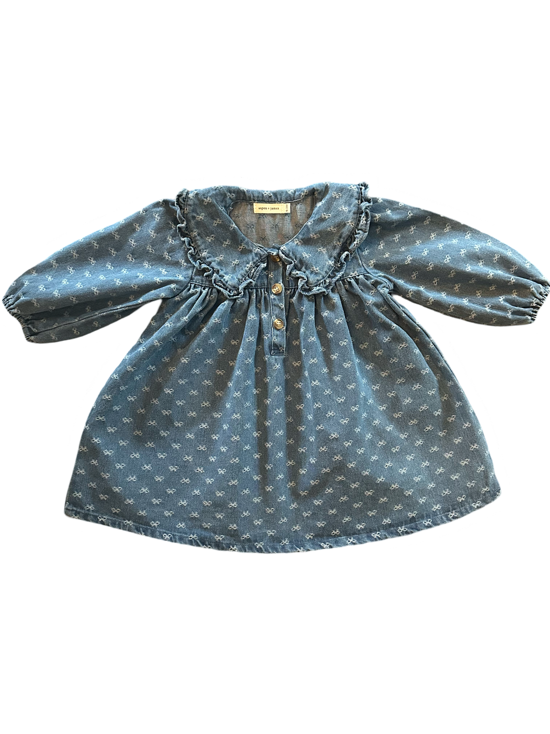 Bow Denim Dress