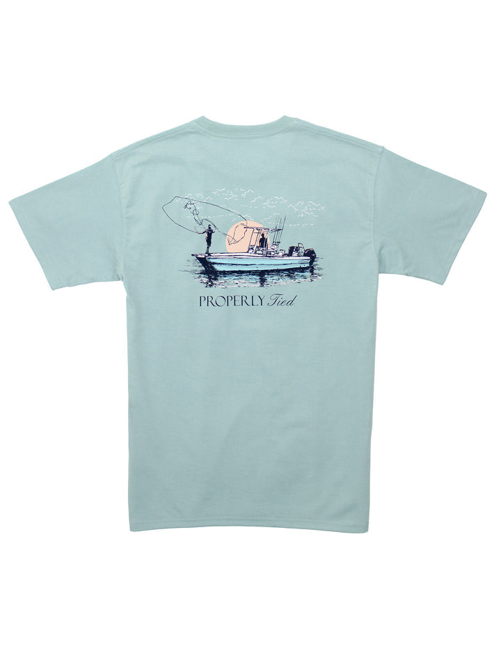 Boys Cast Marine Mist Tee