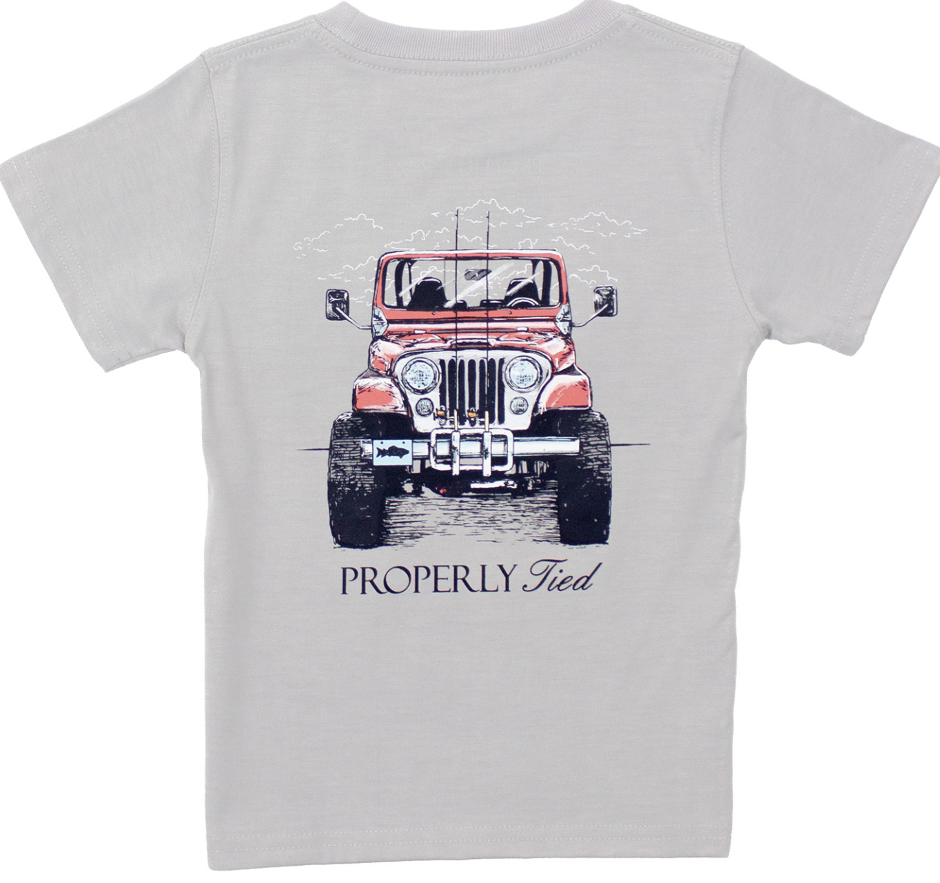 Boys Rod Runner Ice Grey Tee