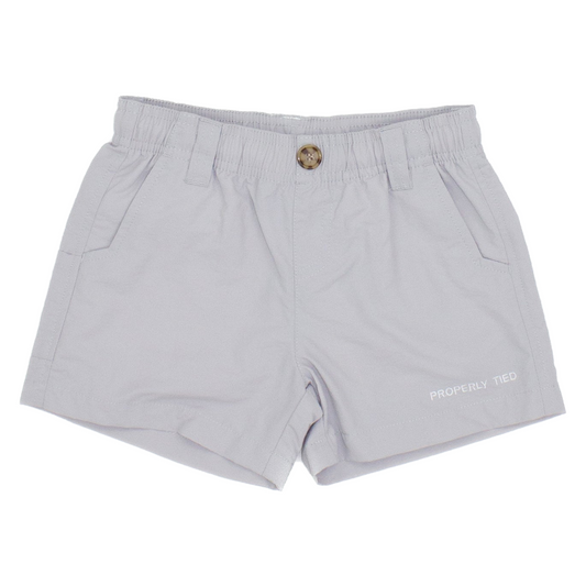 Boys Mallard Short Light Grey