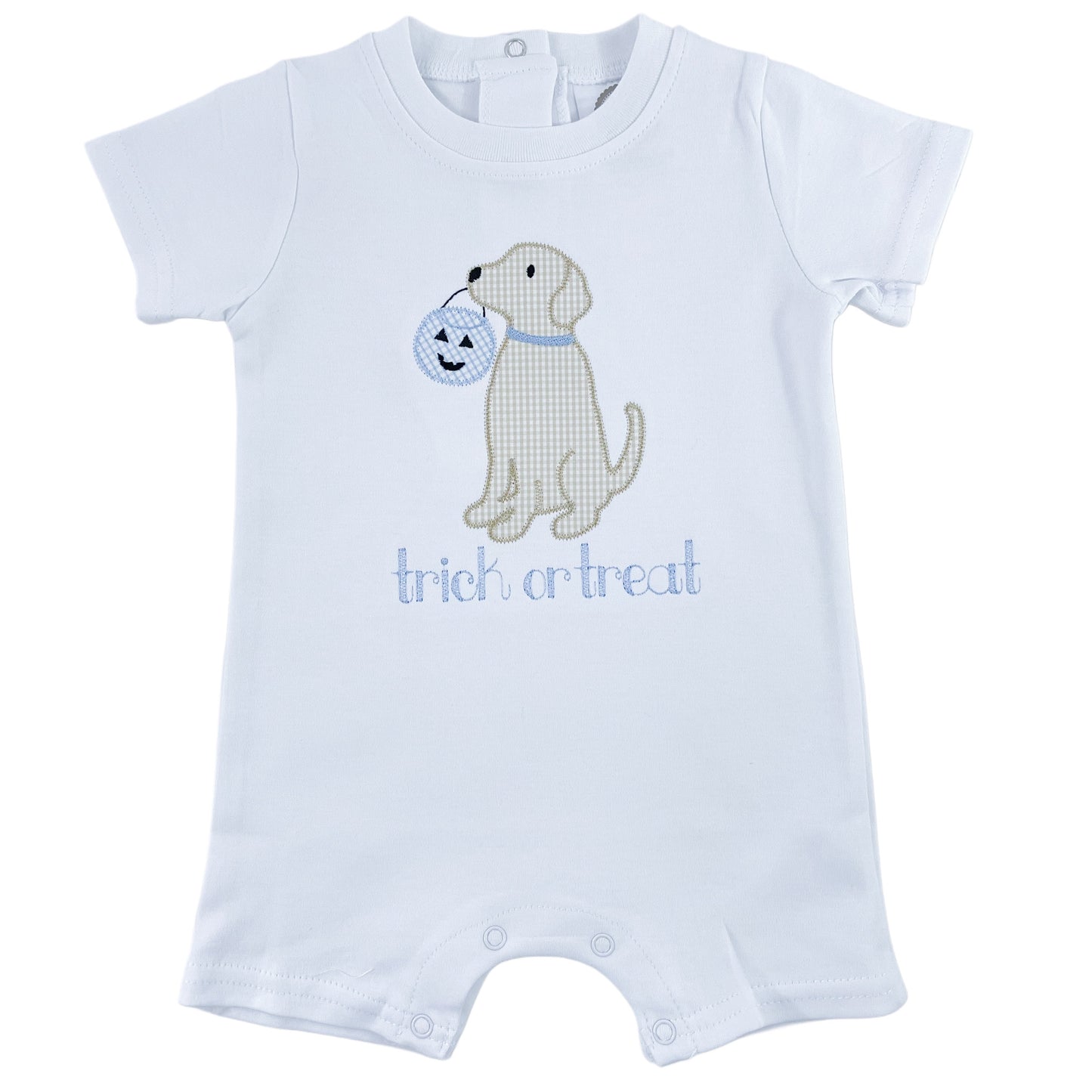 Trick or Treat Puppy Boys Romper