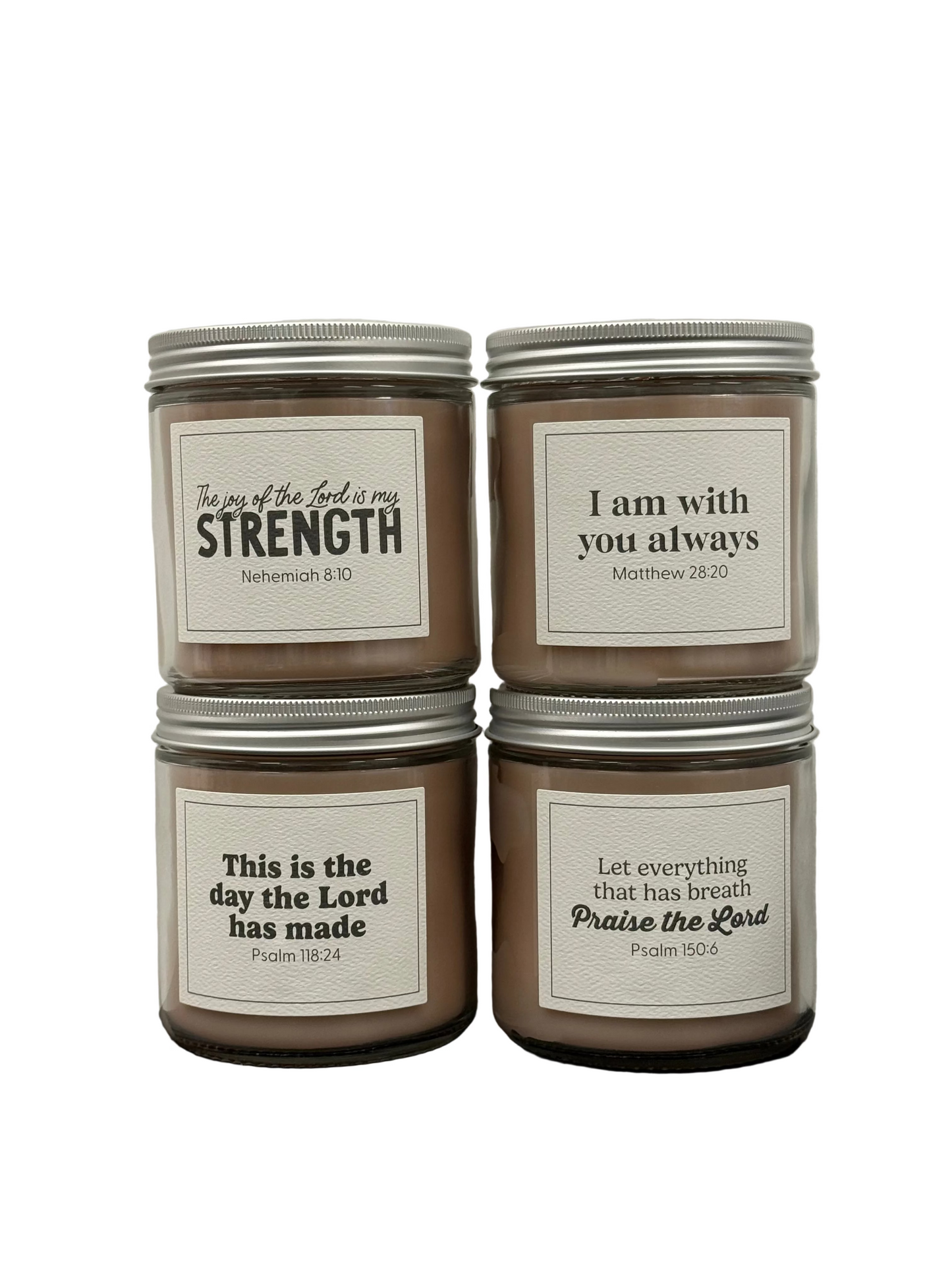 Sweet Grace Statement Bible Verse Candle