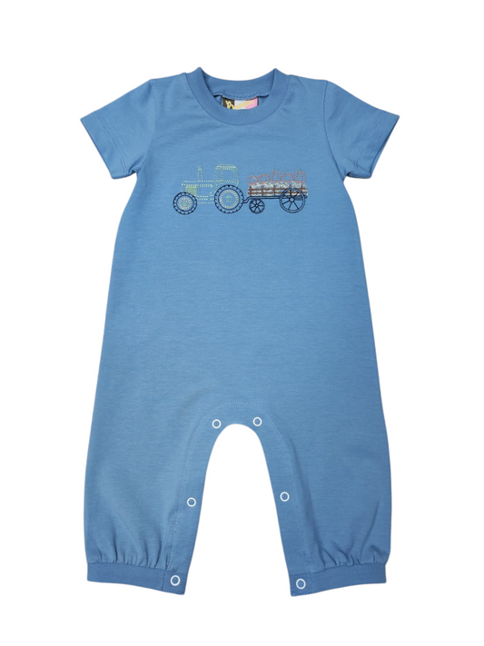 Pumpkin Picking Boys Romper