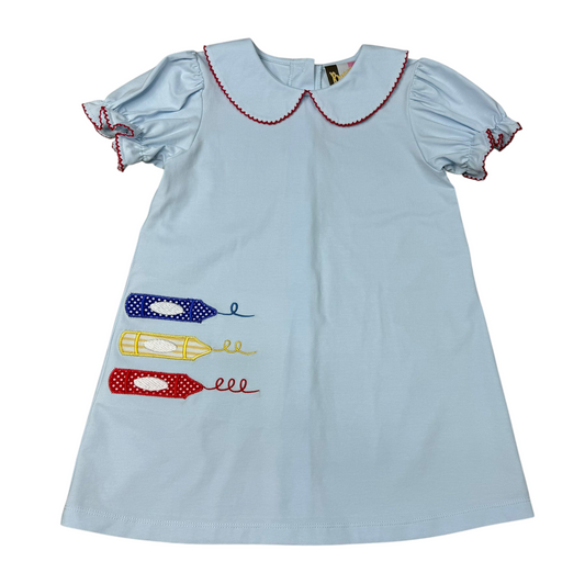 School Days Applique Dress