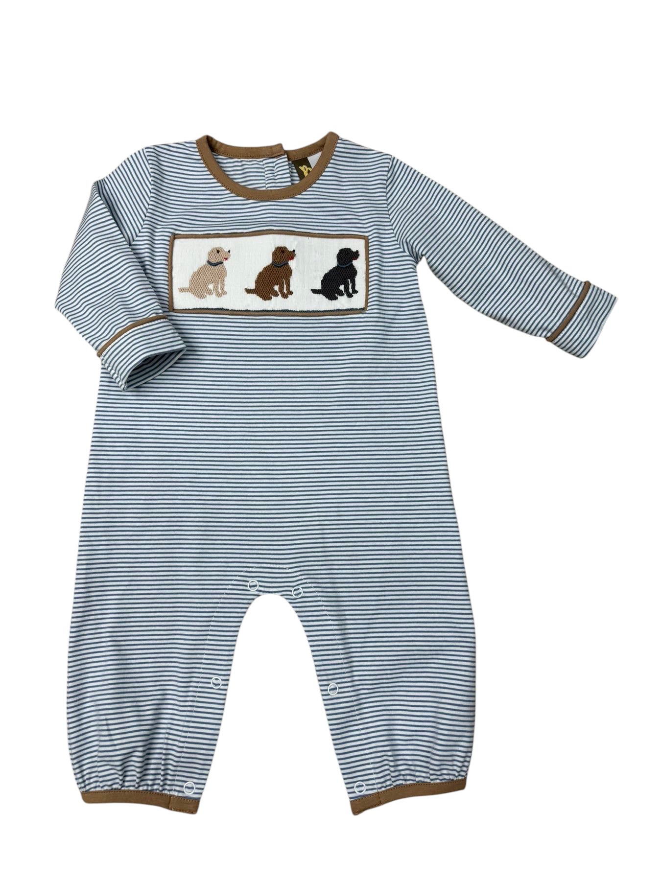 Lab Trio Smocked Boys Romper