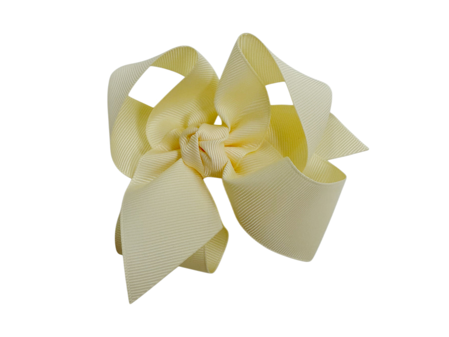 Signature Grosgrain Bow- Buttermilk