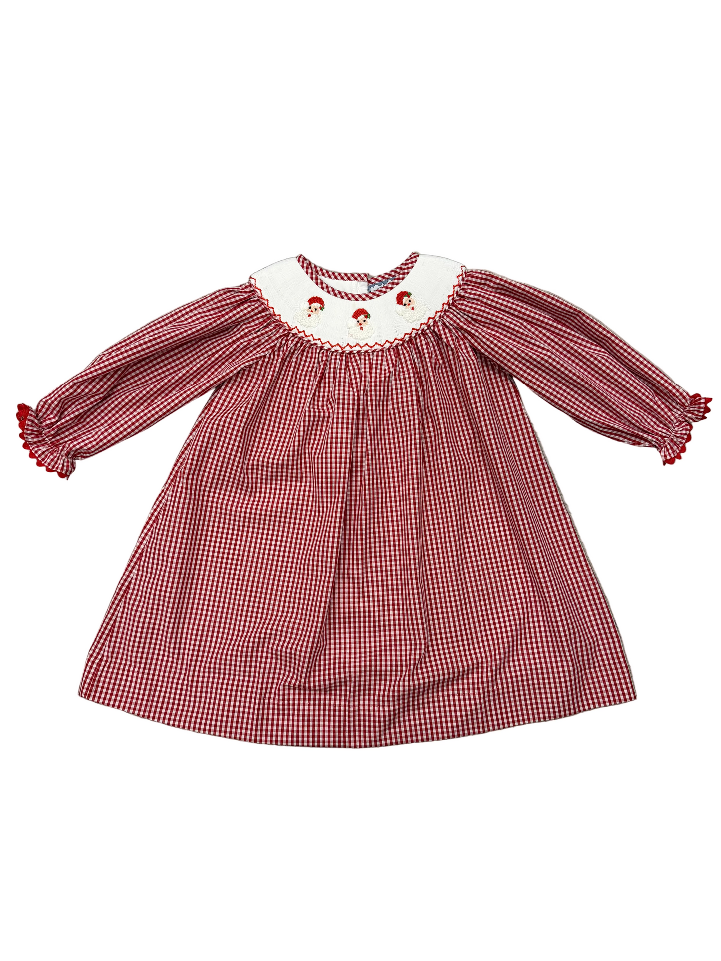 Santa Smocked L/S Bishop