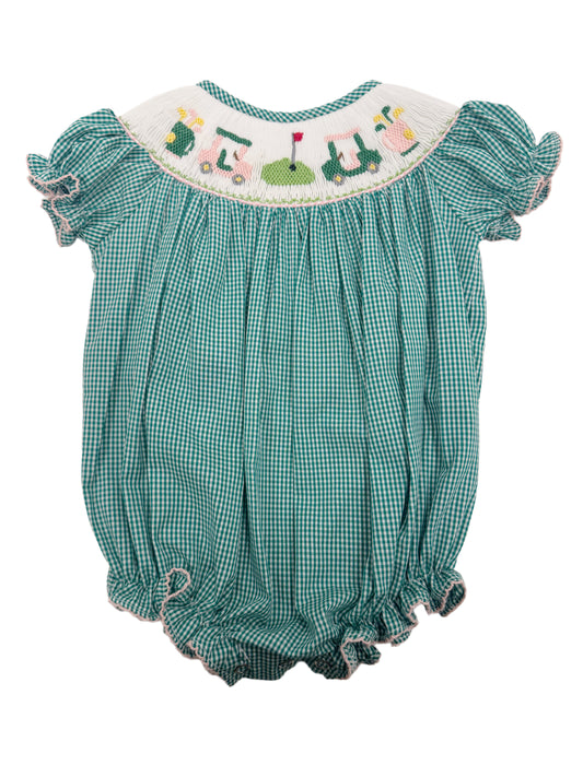 Golf Smocked Bishop Bubble