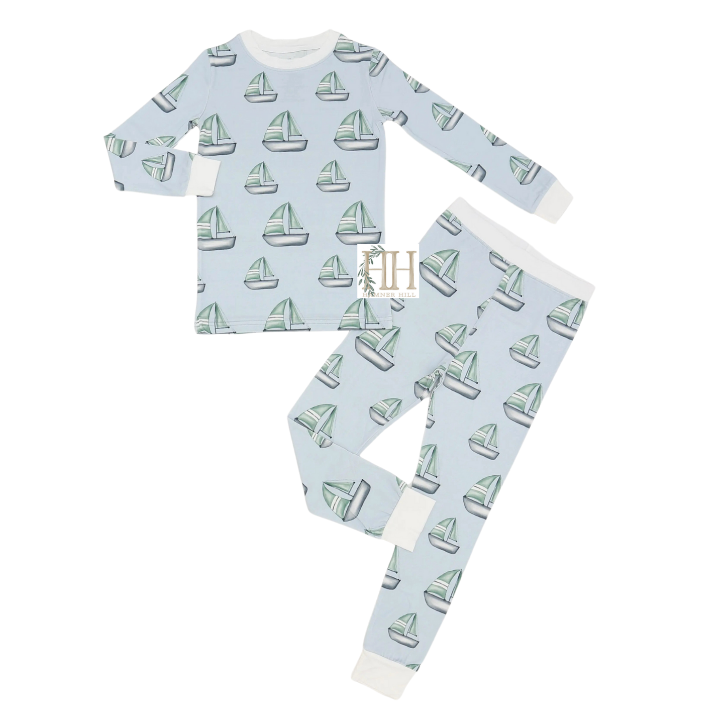 Boys Sailboat Loungewear Set