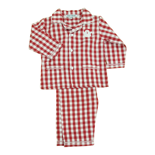 Santa Gingham Pajamas
