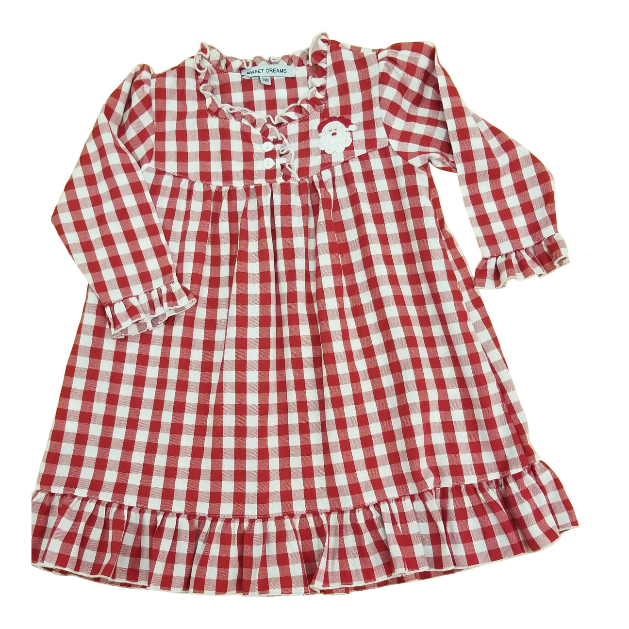 Santa Gingham Gown
