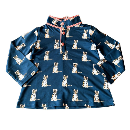 Navy Tiger Pullover