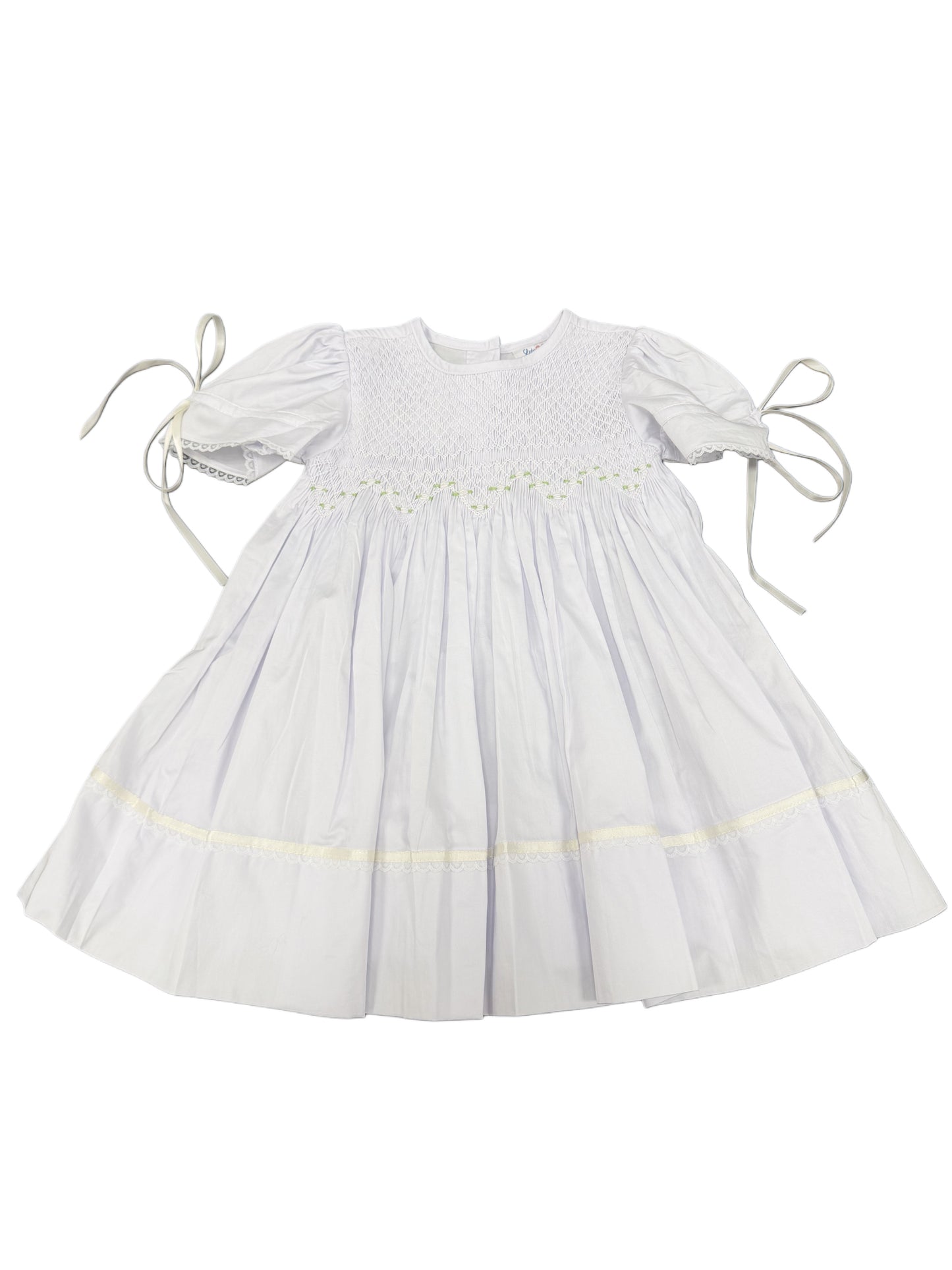 White Smocked Heirloom Dress