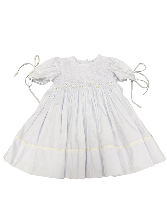 White Smocked Heirloom Dress