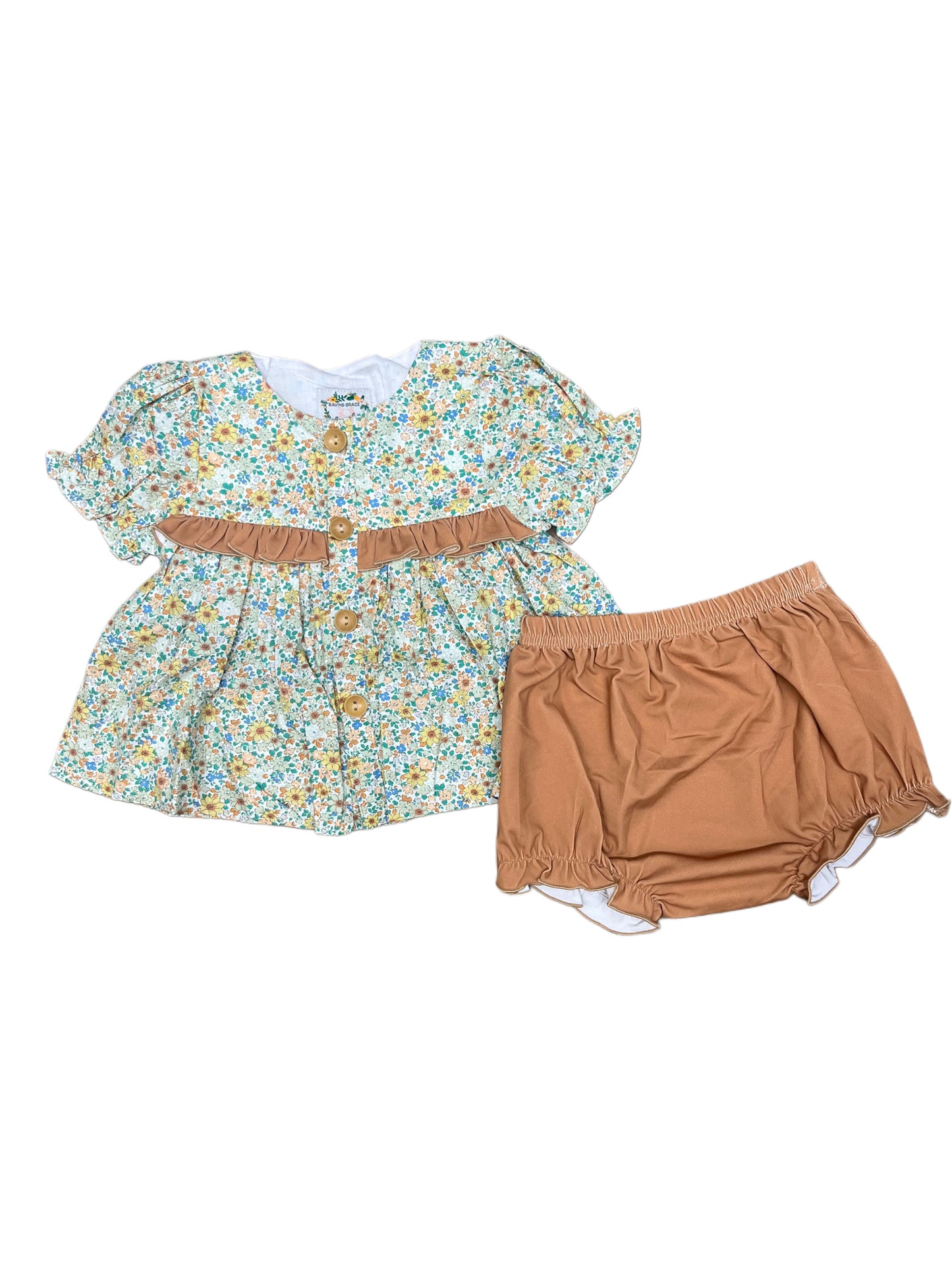 GIRLS MAPLE PETAL BLOOMER SET