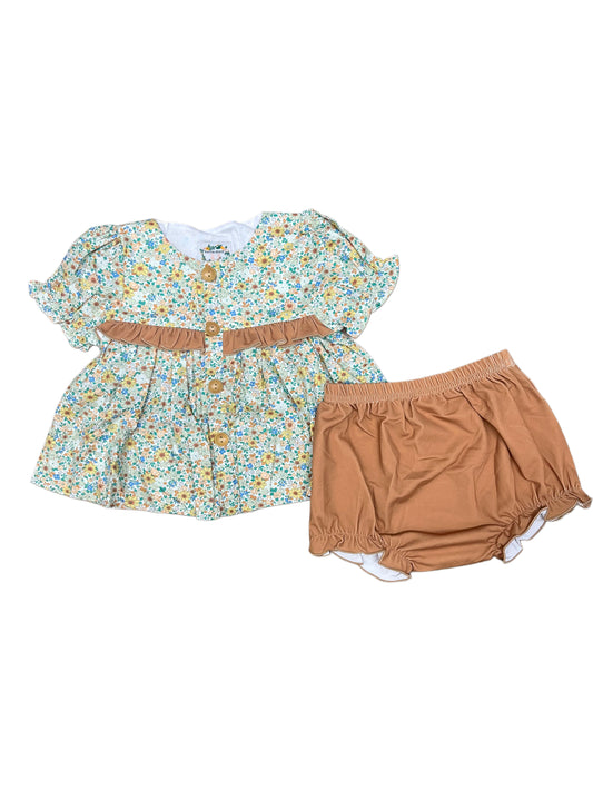 GIRLS MAPLE PETAL BLOOMER SET