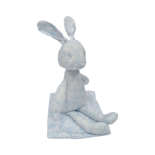 BUN BUN - BUNNY TOILE BLUE