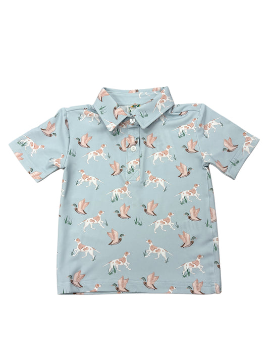 BOYS HUNTING DOG POLO SHIRT