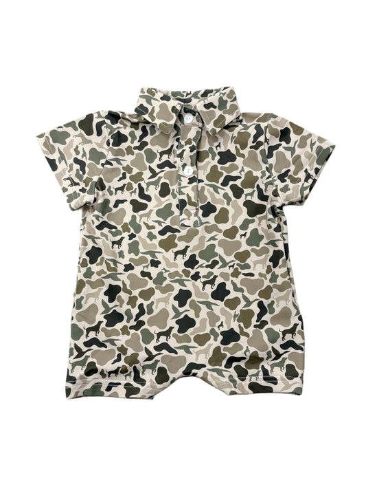 BOYS CAMO COLLARS
POLO ROMPER