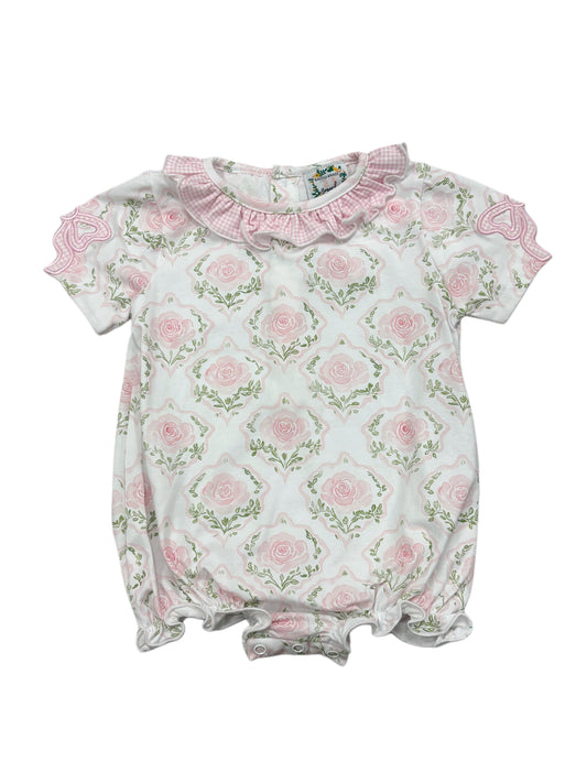GIRLS STRIPES & ROSES KNIT BUBBLE