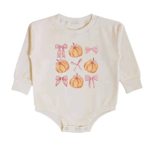 Coquette Pumpkin Long Sleeve Bubble