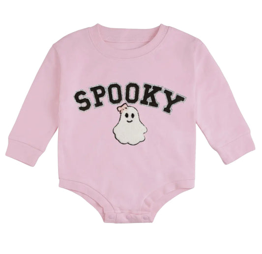Spooky Patch Long Sleeve Bubble
