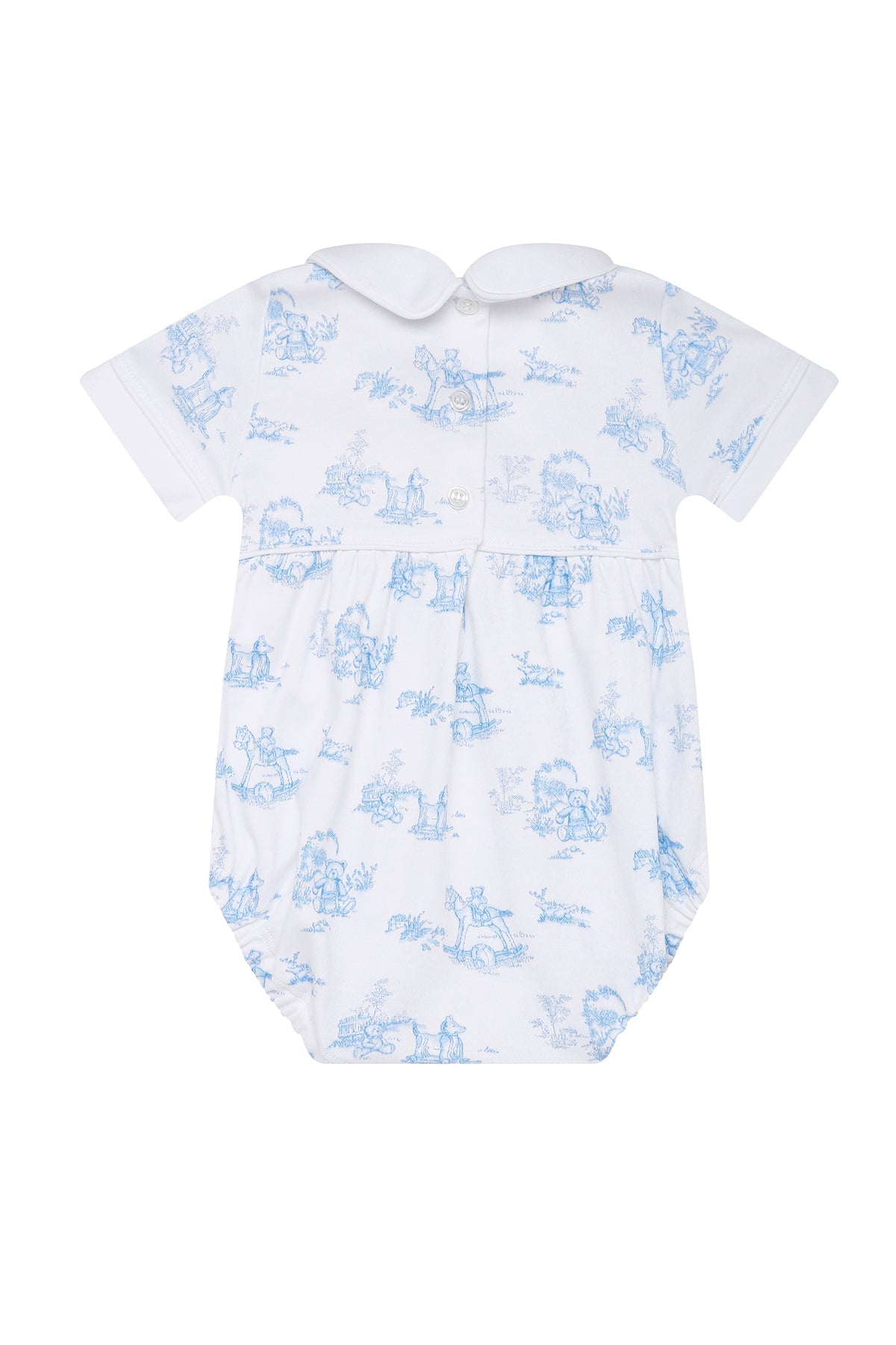 Blue Toile Baby Bubble