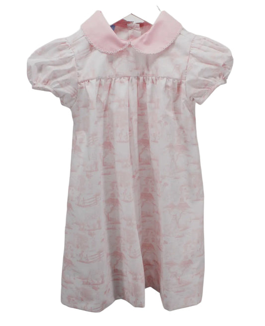 Pink Toile Heather Dress