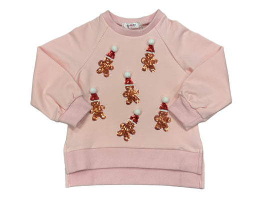 Sequin Gingerbread Top