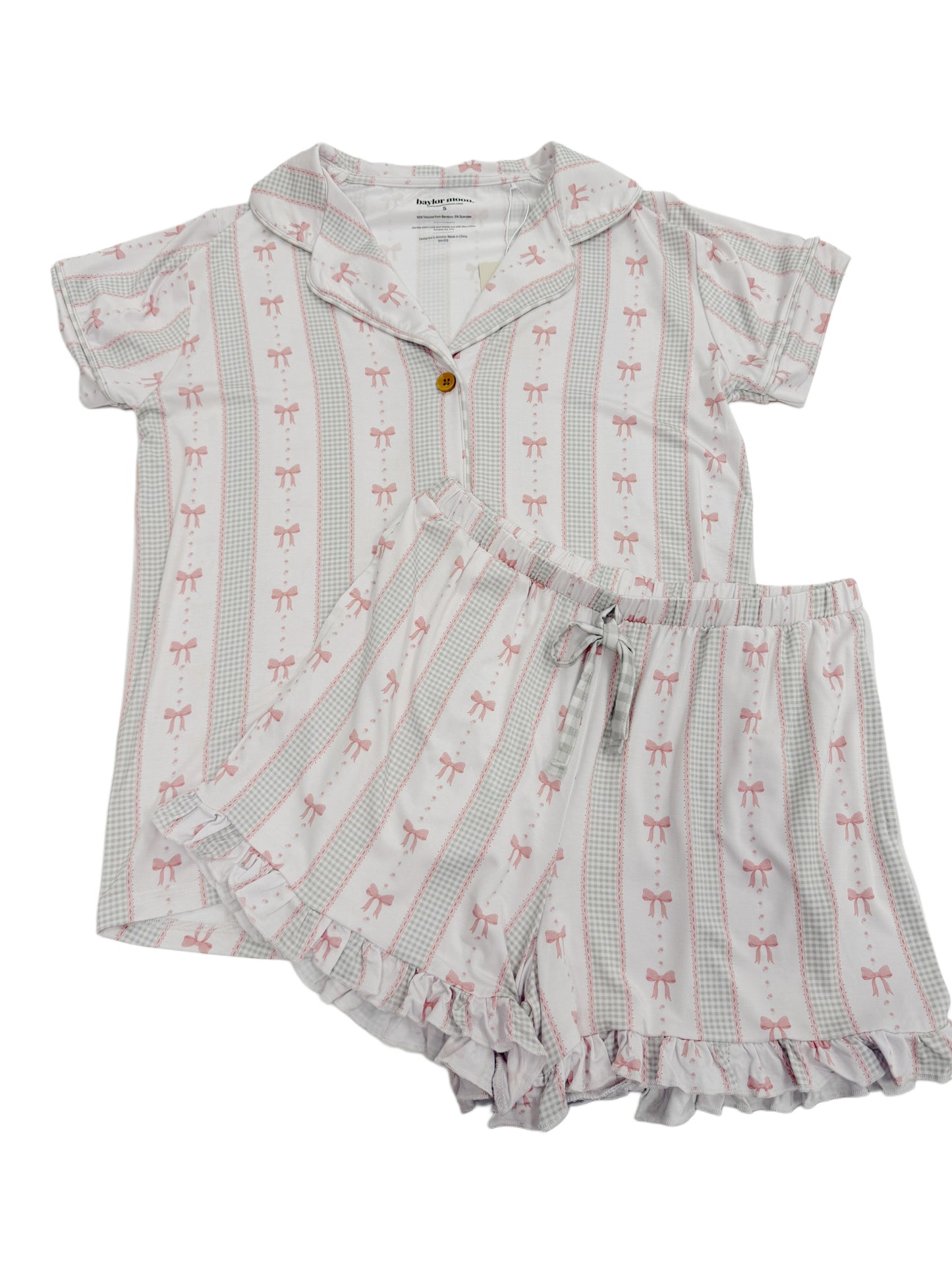 Gingham & Bows | Women's Pajama Set