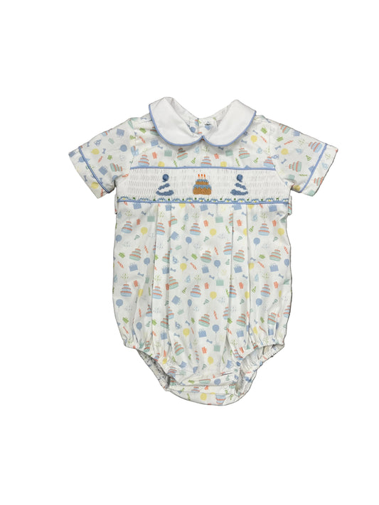 Smocked Birthday Boy Bubble