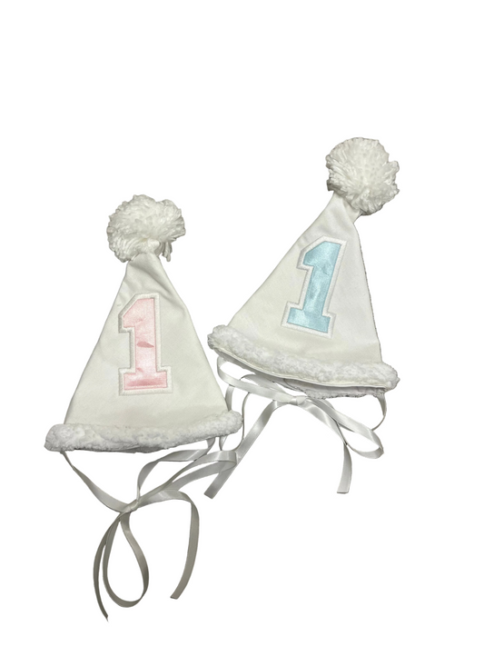 Applique 1 Birthday Hat