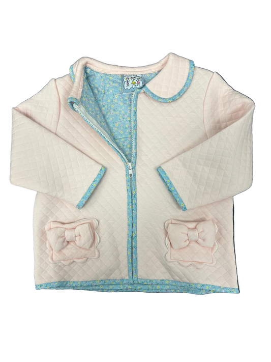 Lydia Girls Pink/Floral Jacket