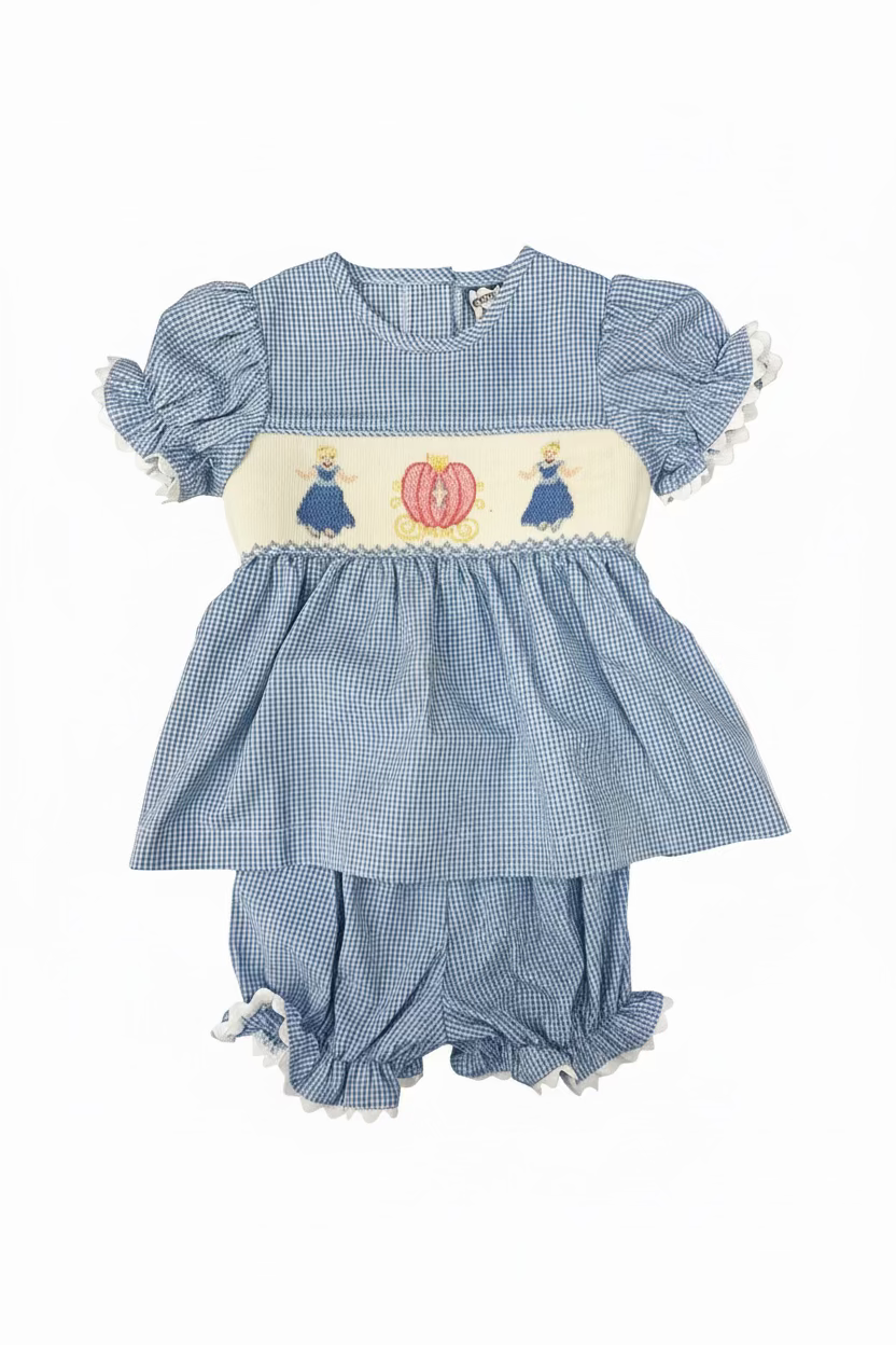 Fairytale Smocked Bloomer Set