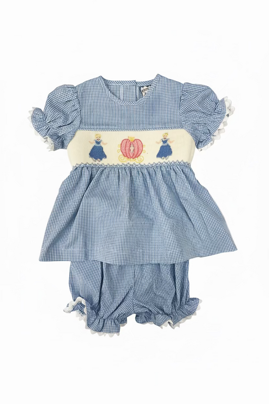 Fairytale Smocked Bloomer Set